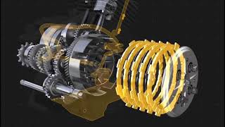 PRINCIPIO de funcionamiento en 3D de un motor 125150200250 etc  así funciona una MOTOCICLETA 💥 [upl. by Chipman]