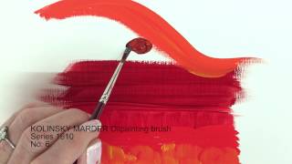 KOLINSKY MARDER Oilpainting brush Series 1610 No 6 [upl. by Mun]