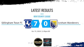 Gillingham Town FC 7 x 0 Lenham Wanderers FC [upl. by Eeslek]