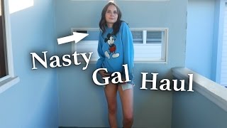 Nasty Gal TryOn Haul [upl. by Eshman803]