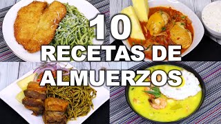 10 ALMUERZOS FÁCILES Y DELICIOSOS  Recetas peruanas  Sabroso [upl. by Terrab]