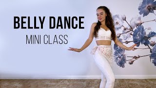 Mini Belly Dance Class Tigi Tigi Walad Haifa Wehbe هيفا وهبي Amr Diab Nour al Ain نور العين [upl. by Ahsikcin222]