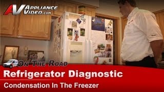 Frigidaire Refrigerator Repair  Condensation in the Freezer  FRS26XGCW1 [upl. by Ardolino196]