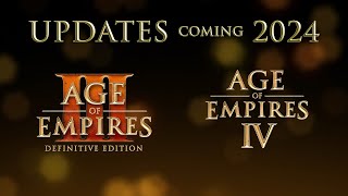 Age of Empires III  IV Updates Coming in 2024 [upl. by Annaid]