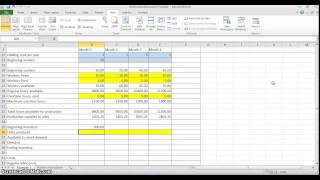 Aggregate Planning Problem  Solution [upl. by Chadwick]