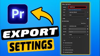 How To Export Video in Premiere Pro 2024  Best YouTube Settings [upl. by Cir]