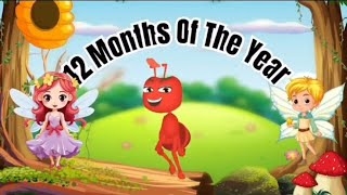 Months of the Year Song  Catchy Tune for Kids kidssongs [upl. by Ardna]