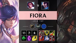 Fiora Top vs Yasuo Rampage  EUW Challenger Patch 1422 [upl. by Alyakcm]