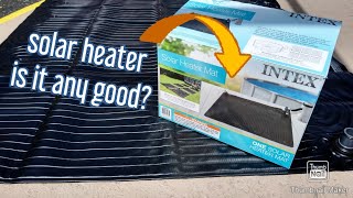 Intex Solar Pool Heater is it Any Good [upl. by Enicul]