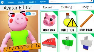 PIGGY DISGUISE TROLLING  Pretending To Be FAKE BALDI PIGGY In Roblox PIGGY SECRET SKIN TROLL [upl. by Pierro]