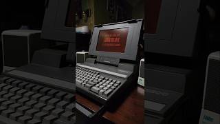 Toshiba T3200 with an Adlib clone running Leisure Suit Larry 2 shorts retrogaming [upl. by Aynotak]