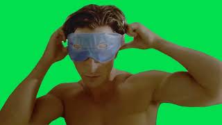 Green Screen Patrick Bateman Morning Routine Scene  American Psycho [upl. by Nwahsad65]