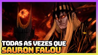 SAURON TEM ALGUM DIÁLOGO EM O SENHOR DOS ANÉIS [upl. by Ahsienat]