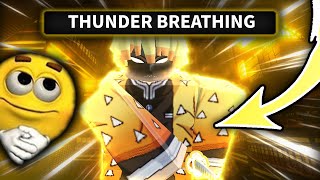 The Roblox Demon Slayer Thunder Breathing Experience [upl. by Okin]