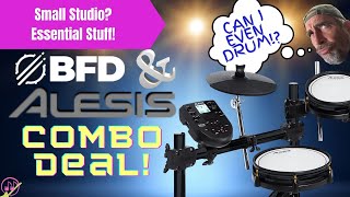 BFD3 plugin and the Alesis Nitro Special EDrum kit a guitar players take [upl. by Llerat]