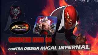 KOF All Star  Orochi Iori 98 vs Omega Rugal Boss de Gremio Infernal [upl. by Haram]