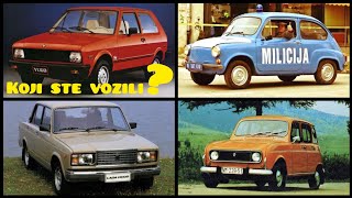 Najpopularniji Automobili u Jugoslaviji [upl. by Elahcar]