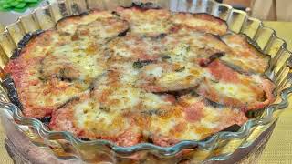 PIZZA DI MELANZANE RICETTA FACILE E VELOCE [upl. by Urbannal928]