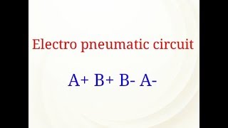 How to draw Electro pneumatic circuit [upl. by Guimond]