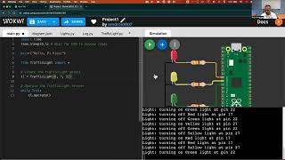 Creating a traffic light on the Raspberry Pi Pico [upl. by Nosahc]