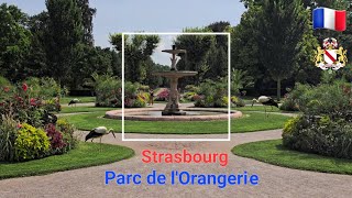 Strasbourg 🇨🇵 🌻 Parc de lOrangerie 🌻 📽 4K [upl. by Lari]