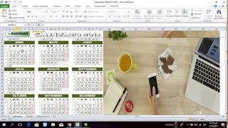 Nuevo Calendario Excel 2018 Gratis [upl. by Heurlin111]