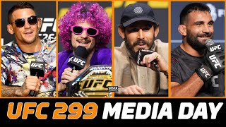 UFC 299 OMalley vs Vera 2 Media Day Live Stream  MMA Fighting [upl. by Anihsit]