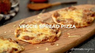 Rotimatic Recipes Veggie Spread Pizza [upl. by Yelnet451]