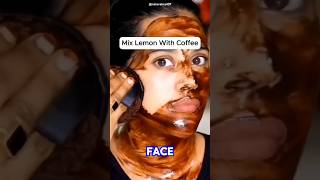 Mix lemon with coffee and see magic skincare facetan [upl. by Siednarb823]