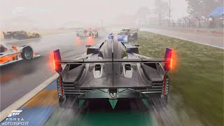 Forza Motorsport  Cadillac VSeries R LMH 23  Le Mans De La Sarthe quotRainstorm Chaos XSX 4K [upl. by Aihsoj296]