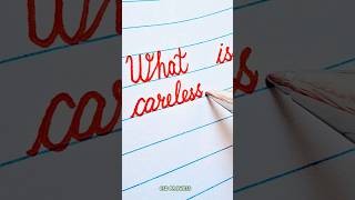 What is careless and illegible handwriting called  cursivehandwriting handwritingimprovement [upl. by Modesty993]