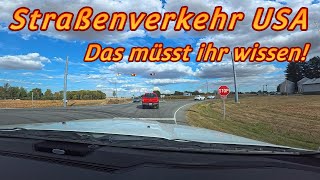 Verkehrsregeln amp Straßenverkehr in den USA – So fährt man in den USA anders als in Deutschland [upl. by Annaeerb636]