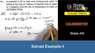 Class 11 Physics  Calorimetry  4 Solved Example1 on Calorimetry  For JEE amp NEET [upl. by Lladnek]