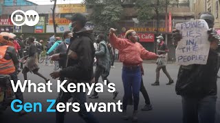 Kenyas GenZ protesters remain defiant despite brutal response  DW News [upl. by Jago]