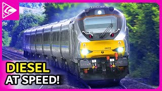 UK DIESEL Trains at SPEED 2024 🇬🇧 [upl. by Georgeta]