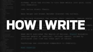 How I Write Scrivener and DEVONthink Workflow [upl. by Hennessy]