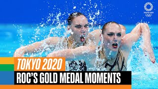 ROCs gold medal moments at Tokyo2020  Anthems [upl. by Efron]