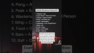 British Roadman Slang 2 roadman slang english british [upl. by Shakti]