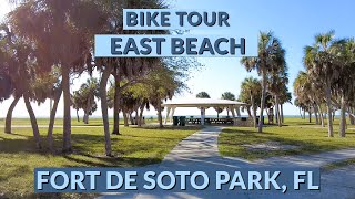 Bike Tour East Beach Fort De Soto Park St Petersburg Pinellas County Florida  Part 1 [upl. by Ursola]