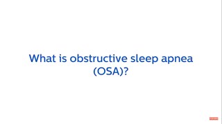 What is Obstructive Sleep Apnea OSA [upl. by Eidob]