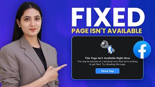 How To Fix ‘This Page Isn’t Available Right Now’ Error On Facebook [upl. by Haldis]