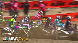 Pro Motocross EXTENDED HIGHLIGHTS Round 1  Fox Raceway  52723  Motorsports on NBC [upl. by Esil]