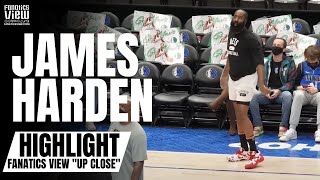 James Harden Works on 3Point Shot MidRange Game amp Pull Up Game in Nets Workout  quotUp Closequot [upl. by Noislla]