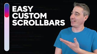 Create custom scrollbars using CSS [upl. by Araeit]