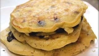 How to Make Chocolate Chip Banana Walnut Pancakes amp Blueberry Pancakes from Scratch  CookwithApril [upl. by Nevets]