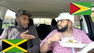 Jamaican gives hungry Guyanese man a driving exam [upl. by Darian]