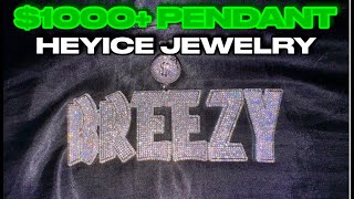 MY NEW CUSTOM 1000 PENDANT FROM HEYICE [upl. by Nahguav]