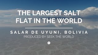 Salar De Uyuni Bolivia  The Largest Salt Flat In The World [upl. by Deanne171]