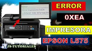 ERROR 0xEA EN IMPRESORA EPSON L575 [upl. by Adranoel785]