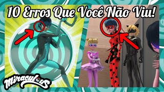 10 ERROS QUE VOCÊ NÃO VIU na 4ª Temporada  Miraculous Ladybug 2 [upl. by Ylellan]